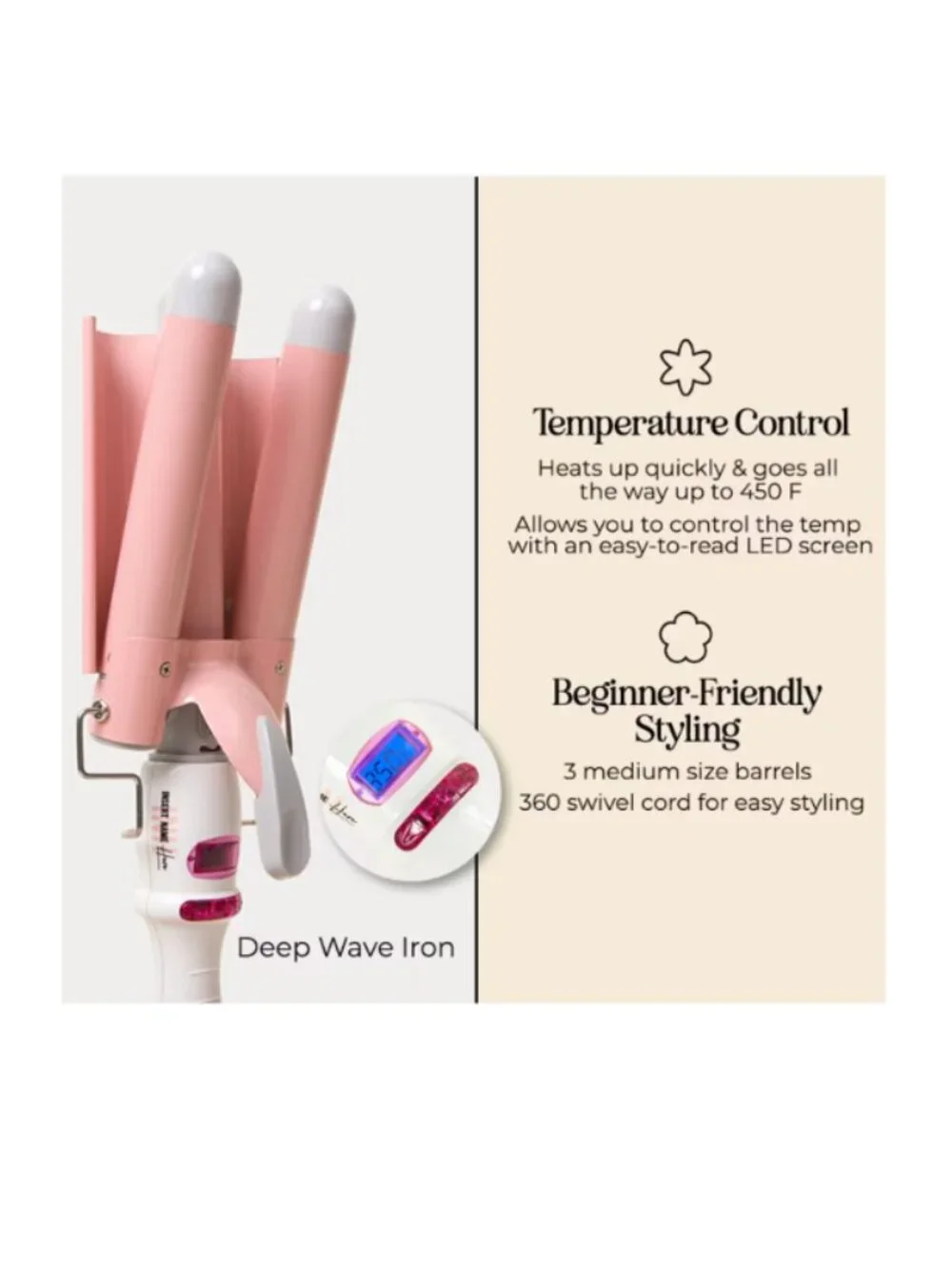 Insert Name Here Triple Barrel Hair Waver - Picture 4 of 5